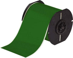 Brady - 4" Wide x 1,200" Long, Green Vinyl Tape - For BBP30 Label Printer, BBP33 Label Printer, BBP35 Multicolor Sign & Label Printer, BBP37 Color & Cut Sign & Label Printer, BradyPrinter S3100, BBP31 Sign & Label Printer - Exact Tool & Supply