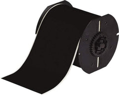 Brady - 4" Wide x 1,200" Long, Black Vinyl Tape - For BBP30 Label Printer, BBP33 Label Printer, BBP35 Multicolor Sign & Label Printer, BBP37 Color & Cut Sign & Label Printer, BradyPrinter S3100, BBP31 Sign & Label Printer - Exact Tool & Supply