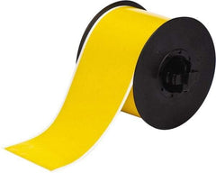 Brady - 3" Wide x 1,200" Long, Yellow Vinyl Tape - For BBP30 Label Printer, BBP33 Label Printer, BBP35 Multicolor Sign & Label Printer, BBP37 Color & Cut Sign & Label Printer, BradyPrinter S3100, BBP31 Sign & Label Printer - Exact Tool & Supply