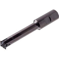 Iscar - 30 Inserts, 80mm Cut Diam, 32mm Arbor Diam, 69mm Max Depth of Cut, Indexable Square-Shoulder Face Mill - 85mm High, XNMU 1306 Insert Compatibility, Through Coolant, Series HeliSlot - Exact Tool & Supply