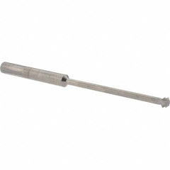 Accupro - 1/4° 1/4" Cut Diam, 1/8" Cut Width, 1/4" Shank, Solid Carbide Double-Angle Cutter - Exact Tool & Supply