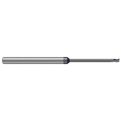 Harvey Tool - 1/8", 3/16" LOC, 1/8" Shank Diam, 3" OAL, 3 Flute Solid Carbide Square End Mill - Exact Tool & Supply