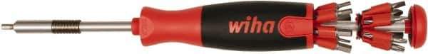 Wiha - Bit Screwdriver Set - Phillips, Slotted, Torx, Hex - Exact Tool & Supply