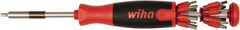 Wiha - Bit Screwdriver Set - Phillips, Slotted, Torx, Hex - Exact Tool & Supply