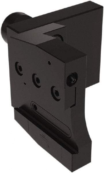 Seco - Tool Block Style 150.10-JETI, 25mm Blade Height, 134.5mm OAL, 78mm OAH, Indexable Cutoff Blade Tool Block - 30mm Shank Width, Through Coolant - Exact Tool & Supply