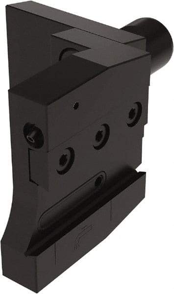 Seco - Tool Block Style 150.10-JETI, 20mm Blade Height, 133.5mm OAL, 74mm OAH, Indexable Cutoff Blade Tool Block - 25mm Shank Width, Through Coolant - Exact Tool & Supply