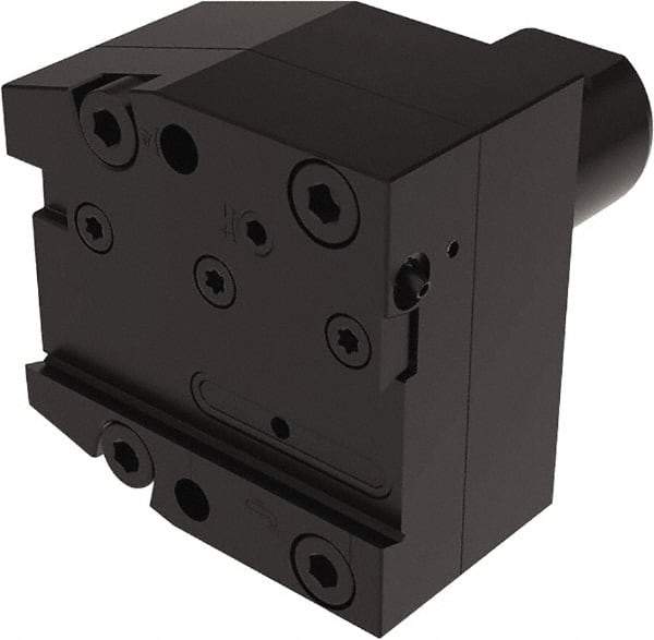 Seco - Tool Block Style 150.10-JETI, 25mm Blade Height, 96mm OAL, 85mm OAH, Indexable Cutoff Blade Tool Block - 40mm Shank Width, Through Coolant - Exact Tool & Supply