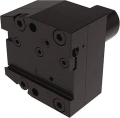 Seco - Tool Block Style 150.10-JETI, 25mm Blade Height, 96mm OAL, 85mm OAH, Indexable Cutoff Blade Tool Block - 40mm Shank Width, Through Coolant - Exact Tool & Supply