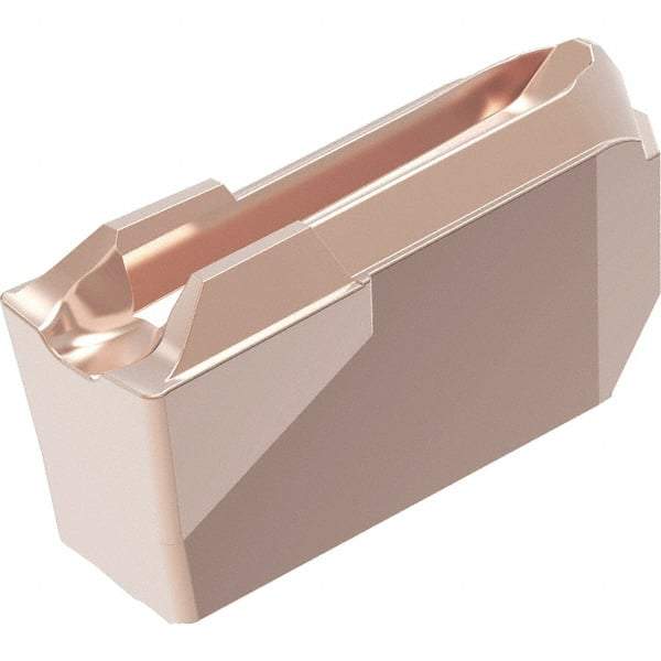 Kennametal - EC-U1B CL Grade KCM35B, 1.4mm Cutting Width Carbide Cutoff Insert - Neutral Lead Angle, 0.15mm Corner Radius, TiOCN Finish - Exact Tool & Supply
