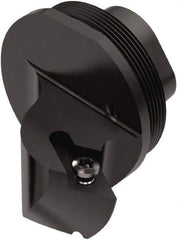 Seco - SDXCR, Right Hand Cut, 62.5° Lead Angle, 50mm Shank Height x 50mm Shank Width, Positive Rake Indexable Turning Toolholder - 25mm OAL, DC..11T3.. Insert Compatibility, Series GL - Exact Tool & Supply