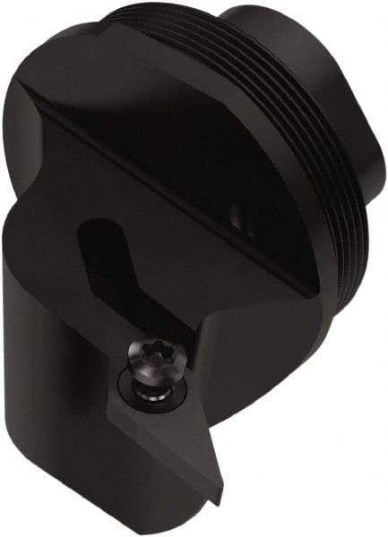 Seco - SVUBR, Right Hand Cut, 93° Lead Angle, 40mm Shank Height x 40mm Shank Width, Positive Rake Indexable Turning Toolholder - 32mm OAL, VBMT1604.. Insert Compatibility, Series GL - Exact Tool & Supply