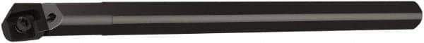 Seco - 16mm Min Bore Diam, 8" OAL, 1/2" Shank Diam, A08-SCFCR Indexable Boring Bar - 1-1/2" Max Bore Depth, CC..3 Insert, Screw Holding Method - Exact Tool & Supply