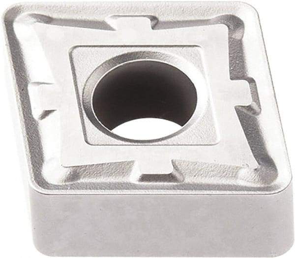 Seco - CNMG542 M3 Grade TP3501 Carbide Turning Insert - Ti(C/N)/Al2O3 Finish, 80° Diamond, 5/8" Inscr Circle, 1/4" Thick, 1/32" Corner Radius - Exact Tool & Supply