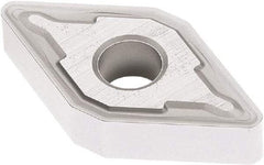 Seco - DNMG444 M5 Grade TP3501 Carbide Turning Insert - Ti(C/N)/Al2O3 Finish, 55° Diamond, 1/2" Inscr Circle, 1/4" Thick, 1/16" Corner Radius - Exact Tool & Supply