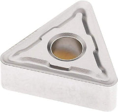 Seco - TNMG333 M5 Grade TP3501 Carbide Turning Insert - Ti(C/N)/Al2O3 Finish, 60° Triangle, 3/8" Inscr Circle, 3/16" Thick, 3/64" Corner Radius - Exact Tool & Supply
