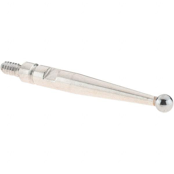 SPI - 2mm Ball Diam, Carbide, Ball Test Indicator Contact Point - 20.8mm Contact Point Length, Use with SPI Integral Series - Exact Tool & Supply