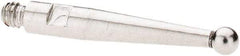 SPI - 2mm Ball Diam, Stainless Steel, Ball Test Indicator Contact Point - 16.8mm Contact Point Length, Use with SPI Integral Series - Exact Tool & Supply