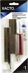 X-ACTO - Stainless Steel Hobby Knife with 2 Blades - #5 Blade, Plastic Handle - Exact Tool & Supply