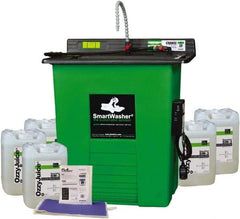 CRC - Free Standing Water-Based Parts Washer - 25 Gal Max Operating Capacity, HDPE Tank, 40" High x 35-1/2" Long x 26-1/2" Wide, 110 Input Volts - Exact Tool & Supply