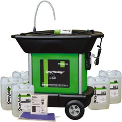 CRC - Free Standing Water-Based Parts Washer - 25 Gal Max Operating Capacity, HDPE Tank, 45" High x 48" Long x 35" Wide, 110 Input Volts - Exact Tool & Supply