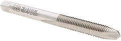Union Butterfield - M5x0.80 Metric Coarse, 2 Flute, Bright Finish, High Speed Steel Spiral Point Tap - Plug Chamfer, Right Hand Thread, 2-3/8" OAL, 7/8" Thread Length, 0.194" Shank Diam, 6H Class of Fit, Series 1785NR - Exact Tool & Supply