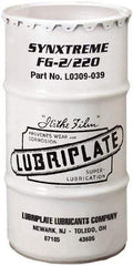 Lubriplate - 120 Lb Drum Calcium Extreme Pressure Grease - Tan, Extreme Pressure, Food Grade & High/Low Temperature, 450°F Max Temp, NLGIG 2, - Exact Tool & Supply