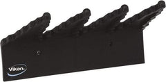 Vikan - 22 Lb, 6-1/2" Wide, 2-1/2" High, Polypropylene, Wall Bracket - 9-1/2" Long, 3 Holders - Exact Tool & Supply