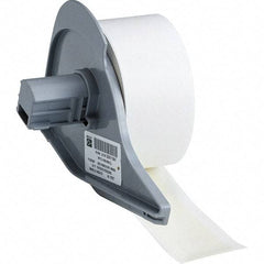 Brady - 1" Wide, Clear Vinyl Labels - For BMP71 Label Printer - Exact Tool & Supply
