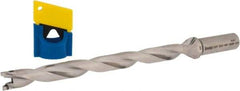 Iscar - 0.551" to 0.567" Diam, 12xD, 6.61" Max Depth, 0.63" Shank Diam, 9.38" OAL, Replaceable-Tip Drill - FCP, ICK, ICK-2M, ICM, ICP, iCP-2M Insert, 37804010 Toolholder, Series SumoCham - Exact Tool & Supply