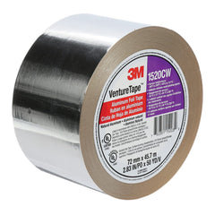 3M - Duct & Foil Tape; Tape Type: Foil Tape ; Width (Inch): 2.83 ; Width (mm): 72.00 ; Length Range: 72 yd. and Larger ; Material Type: Aluminum Foil ; Color/Pattern: Gray - Exact Tool & Supply