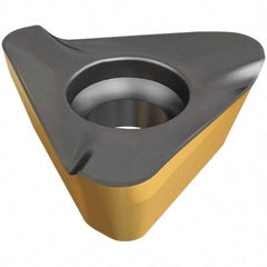 Iscar - HM390 TDKR150508 PDRHM Grade IC830 Carbide Milling Insert - TiAlN/AlTiN/TiN Finish, 5.85mm Thick, 11.4mm Inscribed Circle, 0.8mm Corner Radius - Exact Tool & Supply