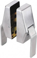 GLYNN-JOHNSON - 9-1/2" Long x 6-1/2" Wide x 3" High, Heavy Duty Latch - Zinc, with Satin Chrome Finish - Exact Tool & Supply