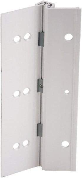 IVES - 83" Long x 4" Wide, Aluminum Continuous Hinge - 6" Thick, With Holes - Exact Tool & Supply