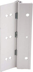 IVES - 83" Long x 4" Wide, Aluminum Continuous Hinge - 6" Thick, With Holes - Exact Tool & Supply