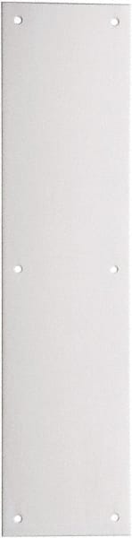 Schlage - 3-1/2" Wide x 15" OAL Stainless Steel Push Plate - Exact Tool & Supply
