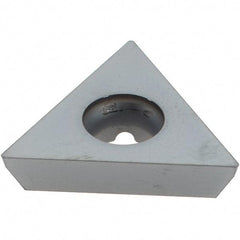 Dorian Tool - TDEX2204 Grade DNP10HM Carbide Milling Insert - AlCrN Finish, 0.188" Thick, 1/2" Inscribed Circle, 0.03" Corner Radius - Exact Tool & Supply