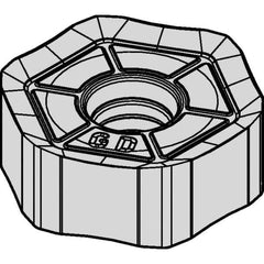 Kennametal - HNGJ535 Grade KCPM40 Carbide Milling Insert - TiAlN/AlCrN Finish - Exact Tool & Supply