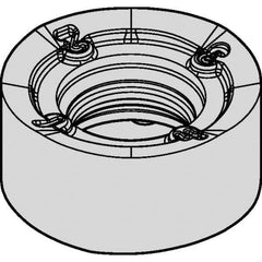 Kennametal - RNGJ10T3M0 LD Grade KCSM40 Carbide Milling Insert - AlTiN/TiN Finish, 3/16" Thick, 10mm Inscribed Circle - Exact Tool & Supply