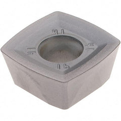 Kennametal - XDPT120508 Grade SP6519 Carbide Milling Insert - TiAlN Finish, 7/32" Thick, 1/2" Inscribed Circle, 1/32" Corner Radius - Exact Tool & Supply
