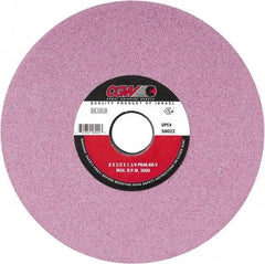 Camel Grinding Wheels - 10" Diam x 3" Hole x 1" Thick, J Hardness, 60 Grit Surface Grinding Wheel - Aluminum Oxide, Type 1, Medium Grade, Vitrified Bond, No Recess - Exact Tool & Supply