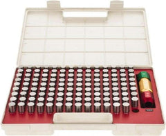 SPI - 125 Piece, 16.5-18.98mm Diameter Plug and Pin Gage Set - Minus 0.005mm Tolerance, Class ZZ - Exact Tool & Supply