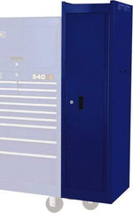 Proto - 4 Drawer Blue Locker Cabinet - 15" Wide x 58" High x 18" Deep, Use with Heavy-Duty Key Drawer Liner - Exact Tool & Supply