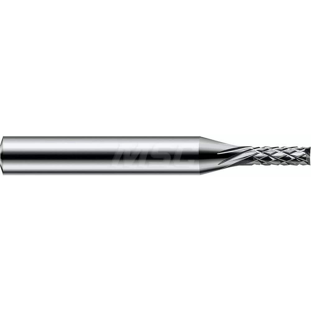 Harvey Tool - 7/64" Diam, 0.327" LOC, 1/8" Shank Diam, 8-Flute End Mill-End Diamond-Pattern Router Bit - Exact Tool & Supply