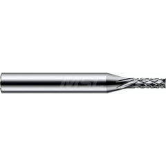 Harvey Tool - 7/64" Diam, 0.327" LOC, 1/8" Shank Diam, 8-Flute End Mill-End Diamond-Pattern Router Bit - Exact Tool & Supply