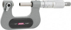 SPI - 0 to 1" Range, Mechanical Screw Thread Micrometer - Ratchet Stop Thimble, 0.001" Graduation, +/- 0.0002" Accuracy - Exact Tool & Supply