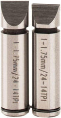 SPI - Micrometer Anvil - 1 to 1.75mm, Use with SPI Thread Micrometers - Exact Tool & Supply