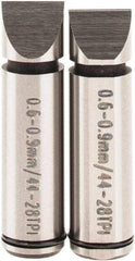 SPI - Micrometer Anvil - 1 to 0.9mm, Use with SPI Thread Micrometers - Exact Tool & Supply
