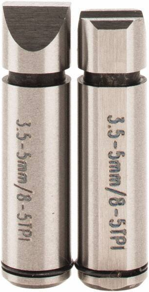 SPI - Micrometer Anvil - 4 to 5mm, Use with SPI Thread Micrometers - Exact Tool & Supply