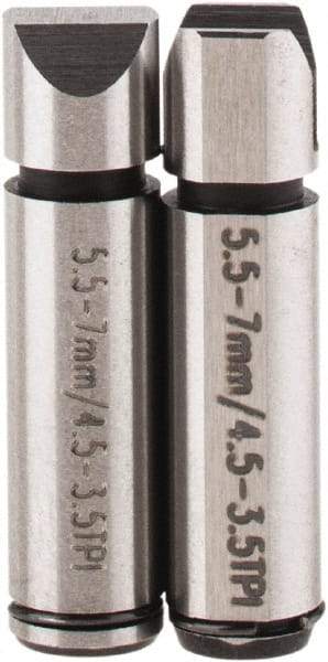 SPI - Micrometer Anvil - 6 to 7mm, Use with SPI Thread Micrometers - Exact Tool & Supply