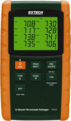Extech - Temperature Recorders Type: Temperature Recorder Recording Time: 1 - 3600 Seconds - Exact Tool & Supply